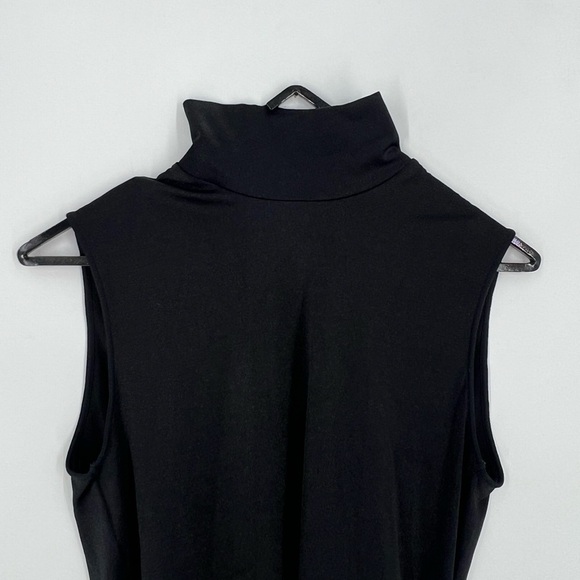 Wolford Mock Turtleneck Sleeveless Sheen Bodysuit - Picture 1 of 6